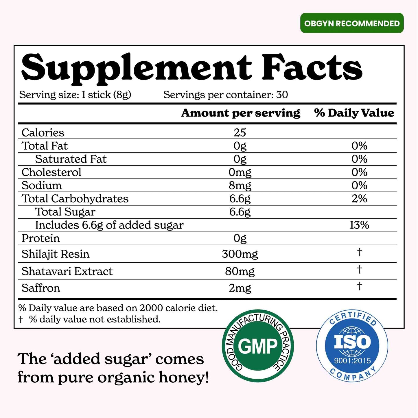 SHE-Lajit Multi-Mineral Honey Sticks